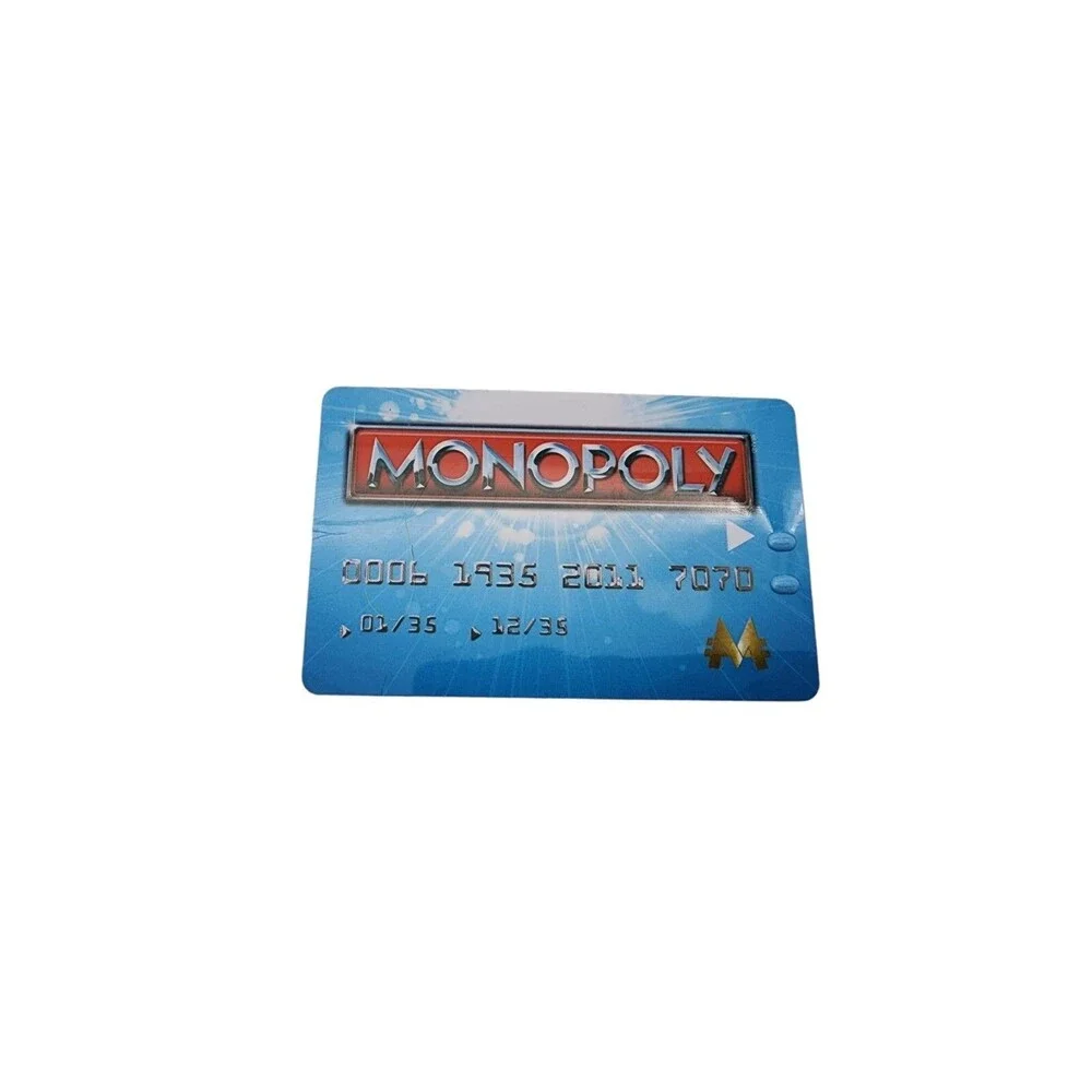 Set of 6 Monopoly Electronic Banking Replacement Cards 2011 Hasbro Bank Credit